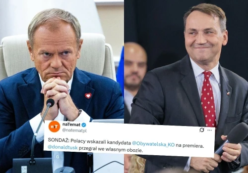 Sondaż: Sikorski wskazywany jako najlepszy kandydat KO na premiera, prześcignął Tuska