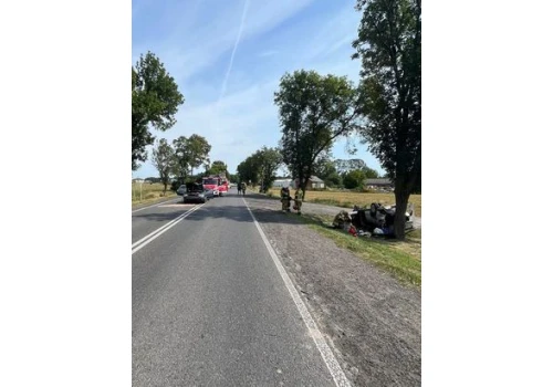 Wypadek na DK62 w Chociszewie. Trasa jest zablokowana.