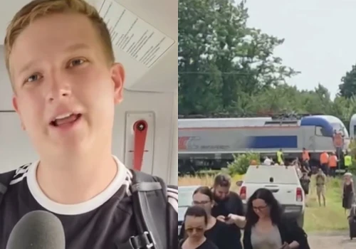 Duński youtuber zawiedziony podróżą PKP. To go spotkało. 