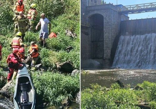 Świętowali wieczór kawalerski. Kajakarz spadł z 20-metrowej tamy