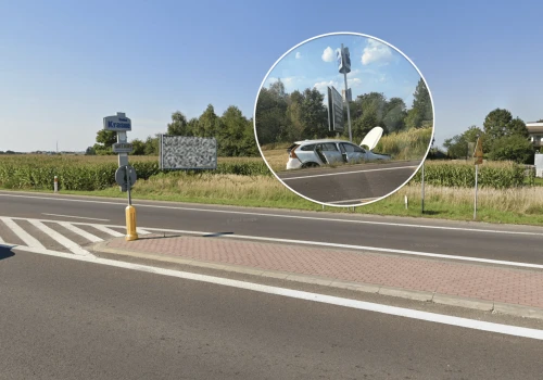Kolizja na DK94 na trasie Rzeszów – Łańcut. Volvo zderzyło się z mercedesem, dwoje dzieci w szpitalu