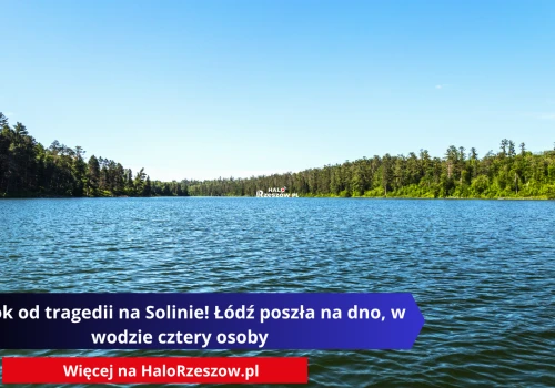 O krok od tragedii na Solinie! Łódź poszła na dno, w wodzie cztery osoby
