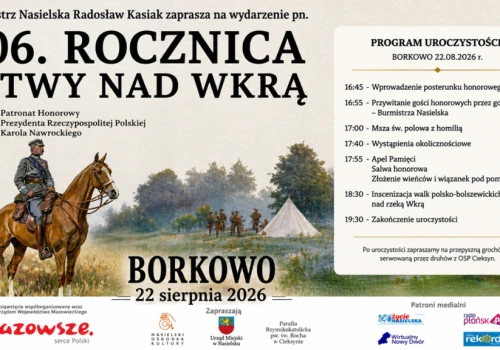 Bitwa nad Wkrą. Wielka inscenizacja już 22 sierpnia w Borkowie