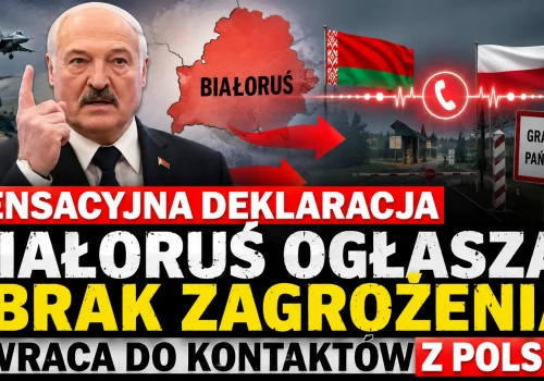 Sensacyjna deklaracja. Białoruś ogłasza „brak zagrożenia” i wraca do kontaktów z Polską