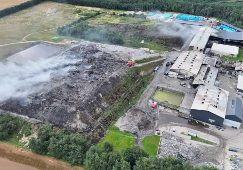 Pożar w Chlewnicy. Trwa kolejna doba działań strażaków