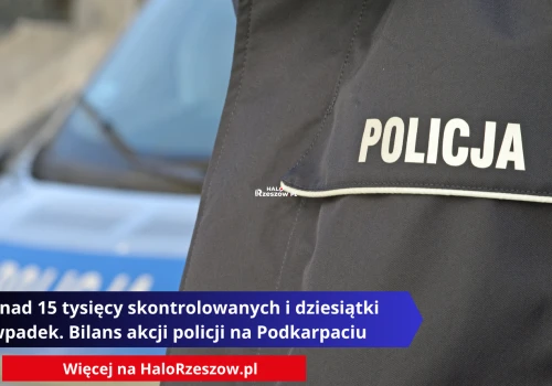 Ponad 15 tysięcy skontrolowanych i dziesiątki wpadek. Bilans akcji policji na Podkarpaciu