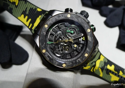 Prezentujemy: Hublot Big Bang Reloaded Usain Bolt. Ślady mistrza i ziemia z jamajskiego toru treningowego