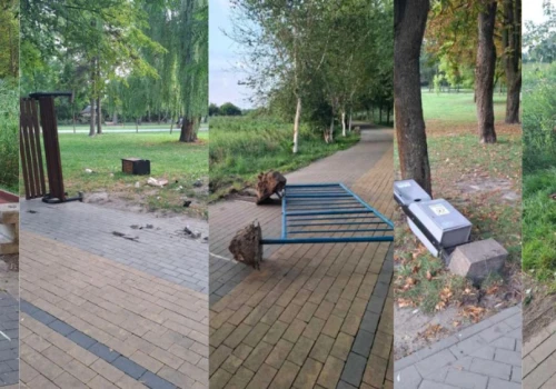 Bydło. Nocni wandale zdemolowali park i ścieżkę nad Uherką
