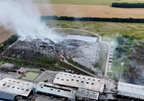 Pożar w Chlewnicy. Zwołano sztab kryzysowy