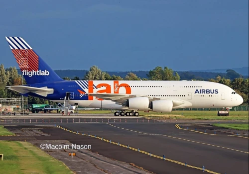 Airbus A380 już w barwach Flight Lab. To on przetestuje silnik CFM Open Fan