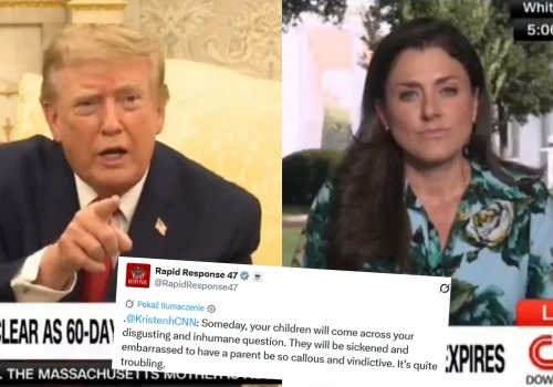 Trumpowi nie spodobało się pytanie i postanowił zwyzywać dziennikarkę