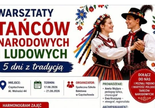 Krakowiak, kujawiak, oberek, polonez i mazur! Taneczne wakacje w Częstochowie