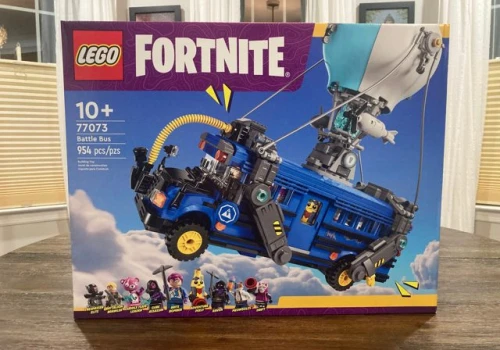 We Build LEGO Fortnite Battle Bus