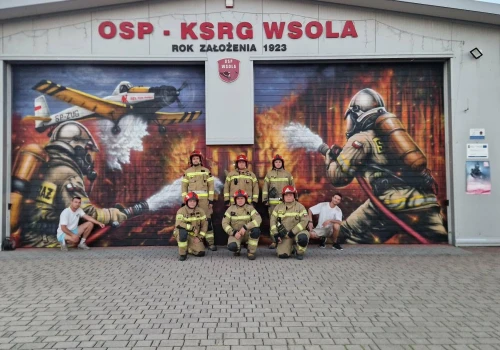 Remiza OSP Wsola opowiada historię strażackiej służby