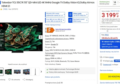 Hitowy QD-Mini LED od TCL w MEGA promocji!