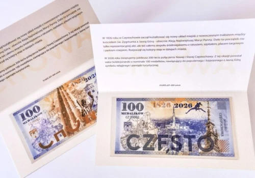 Kolekcjonerska gratka na 200-lecie Częstochowy. 100 + 100 MEDALIKÓW stworzy wyjątkowy komplet!