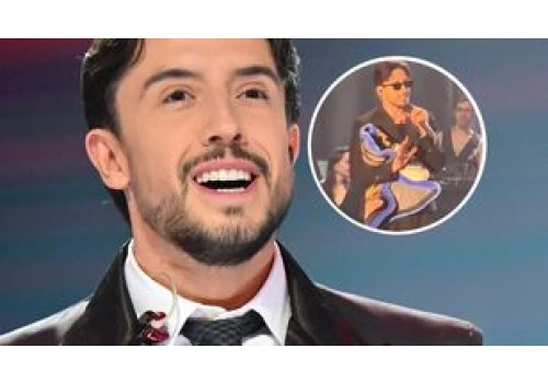 Dawid Kwiatkowski dostał NIETYPOWY prezent na koncercie. Nie krył wzruszenia