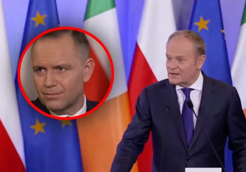 Nawrocki słyszy? Tusk walnął pięścią w stół, stanowczy apel. „Niech panu nie przyjdzie do głowy”