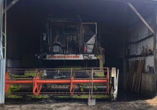 Dzisiejszy pożar w Busównie-Kolonii spowodował olbrzymie straty