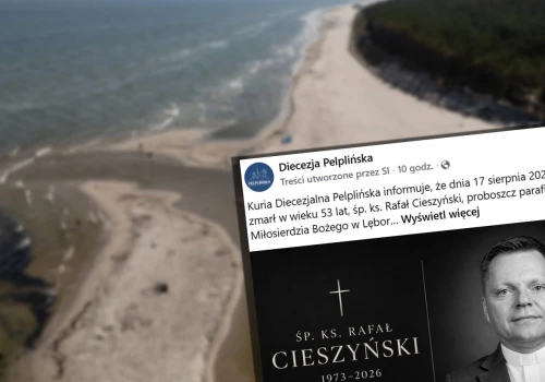 Tragiczna śmierć nad Morzem Bałtyckim. Media: Nie żyje ksiądz Rafał Cieszyński