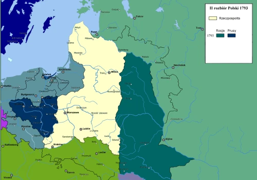 Kalendarium historyczne: 19 sierpnia 1793 roku – ratyfikacja II rozbioru Polski