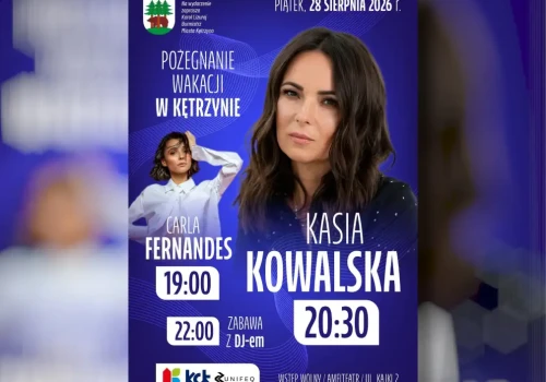 Kasia Kowalska gwiazdą Pożegnania Wakacji w Kętrzynie