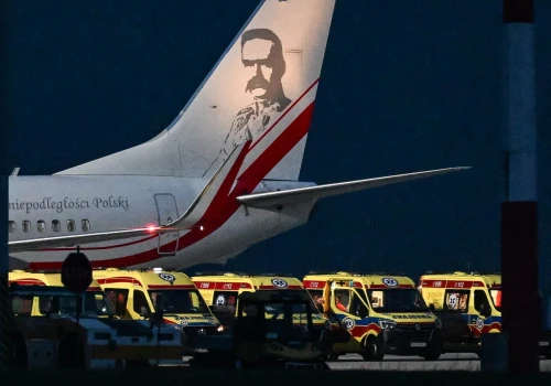 Na lotnisku w Jasionce wylądował samolot z kolejną grupą poszkodowanych pielgrzymów w wypadku na Węgrzech