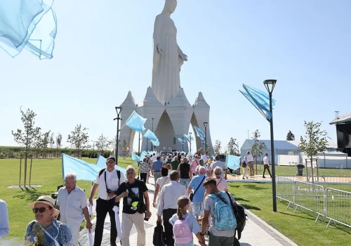 Wielka figura Maryi w Konotopiu. Byliśmy na jej poświęceniu