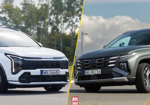 Wzięliśmy na tor ulubione SUV-y Polaków. Sportage ma AWD, a Tucson — FWD
