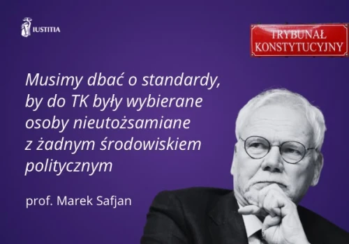 Profesor Marek Safjan były prezes TK i były sędzia TSUE w TVN24