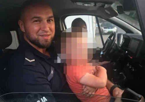 Czteroletni chłopiec błąkał się przy S17