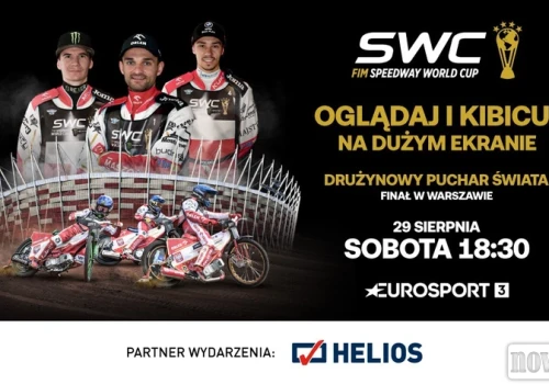 Żużlowe emocje na wielkim ekranie kina Helios Żory. Finał Drużynowego Pucharu Świata na żywo!