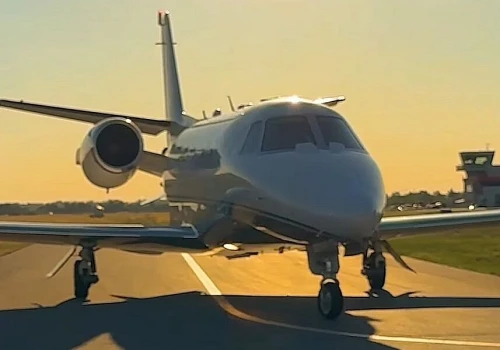 Mielec przyciąga biznesowe odrzutowce. Kolejna Cessna na lotnisku