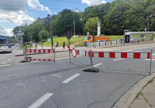 Tak wygląda teraz Limanowskiego. Trwa remont torowiska