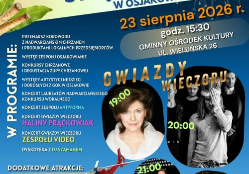 XV Wojewódzkie Święto Chrzanu już 23 sierpnia w Osjakowie