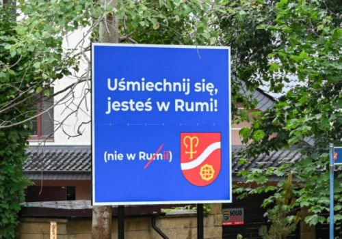 „W Rumi” czy „w Rumii”? Znak rozwiewa wątpliwości
