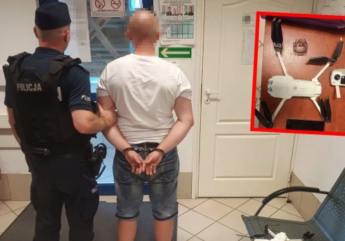 Latał sobie dronem przy lotnisku w Pyrzowicach. 30-latek zatrzymany
