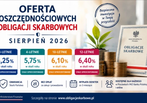 Oferta oszczędnościowych obligacji skarbowych – sierpień 2026