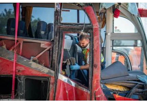 Wypadek autokaru na Węgrzech. Głos zabrał pełnomocnik kierowcy