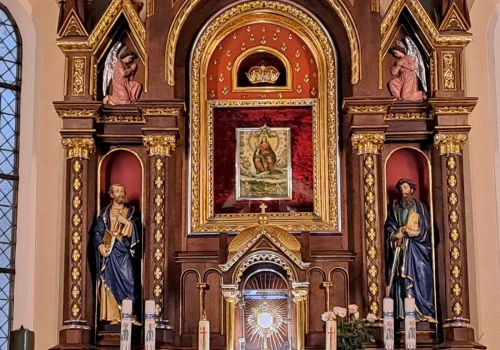 Sanktuarium Matki Bożej Łaskawej w Lubaczowie. Modlił się tutaj Jan Paweł II