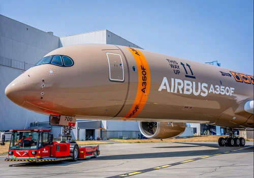 Airbus A350F opuścił lakiernię. „Zapakowany” frachtowiec czeka na debiut (zdjęcia)