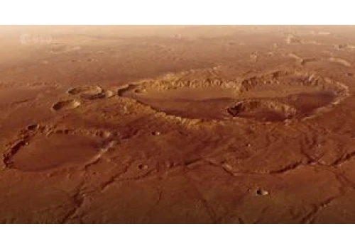 Krater Schiaparelli na Marsie na nowych zdjęciach sondy Mars Express