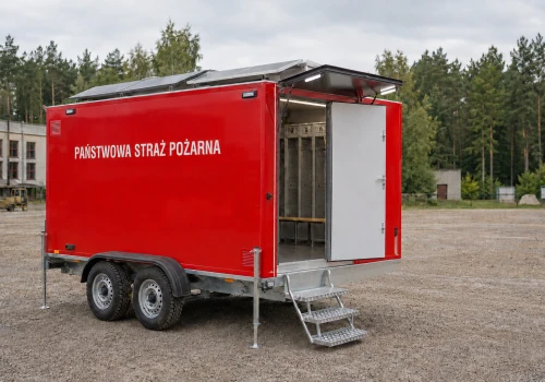 Akademia Pożarnicza planuje zakup dwóch mobilnych szatni