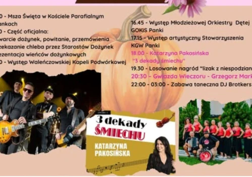 Dożynki w Pankach. Katarzyna Pakosińska, Grzegorz Markocki i zabawa do rana!