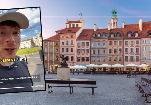 Amerykanin wybrał się do restauracji w Warszawie. 