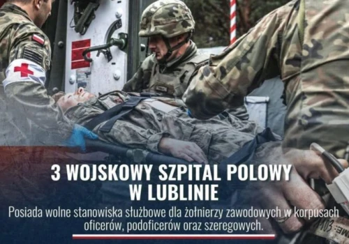 Wojsko prowadzi nabór do szpitala polowego. Szukają medyków i kandydatów do służby