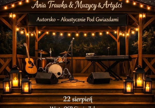 Zapraszają na muzyczny wieczór pod gwiazdami w Cieninie Zabornym