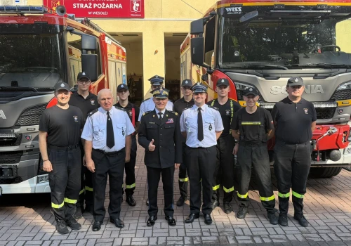Były komendant główny PSP z wizytą w OSP Wesoła