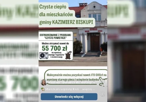 Wykorzystali zdjęcie Urzędu Gminy w Kazimierzu Biskupim. Samorząd ostrzega przed fałszywą reklamą