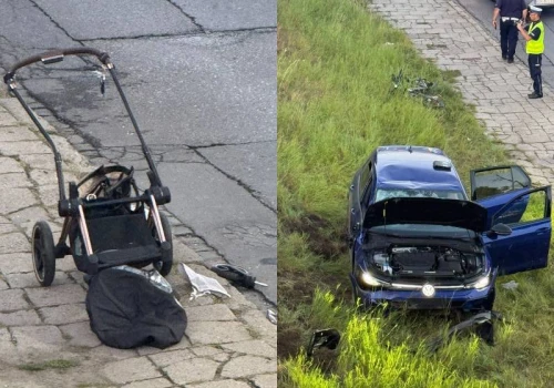 Kierowca wpadł na chodnik. Zabił rodziców, roczne dziecko walczy o życie